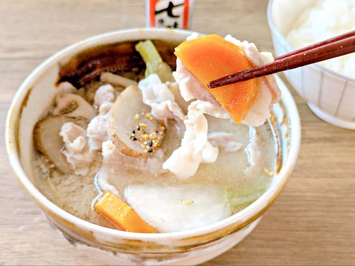 三國清三さん「豚汁」