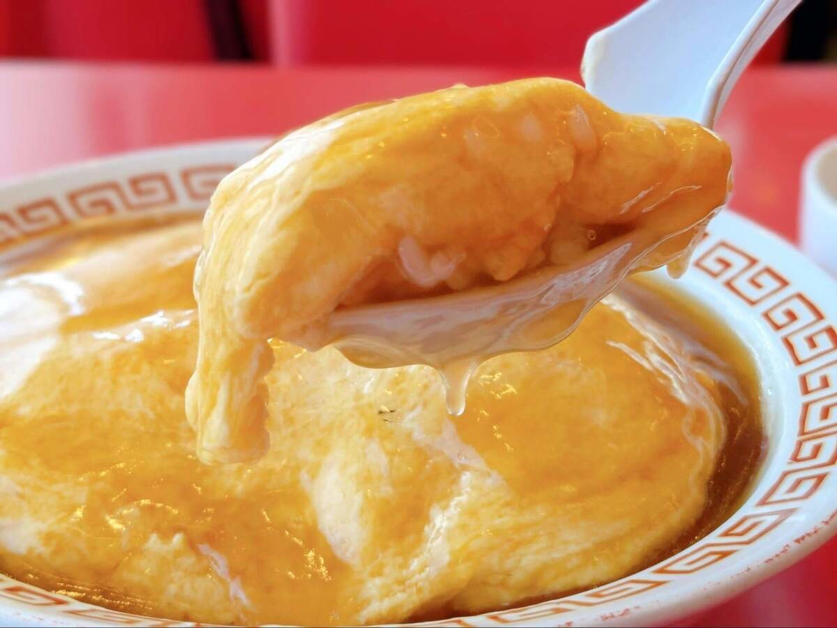 大阪王将の「ふわとろ天津飯」