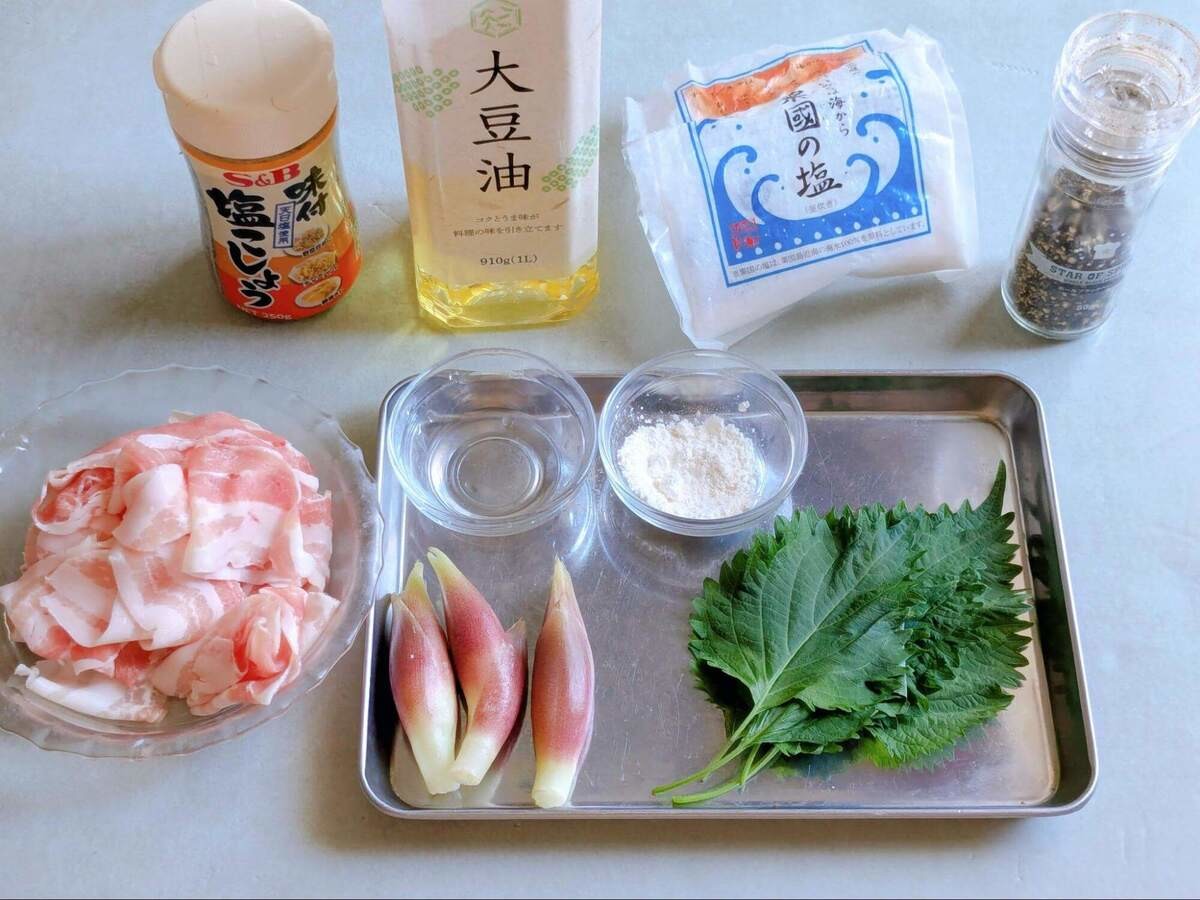 UMAMITable /女将のおうちご飯さん「みょうがの豚巻き」