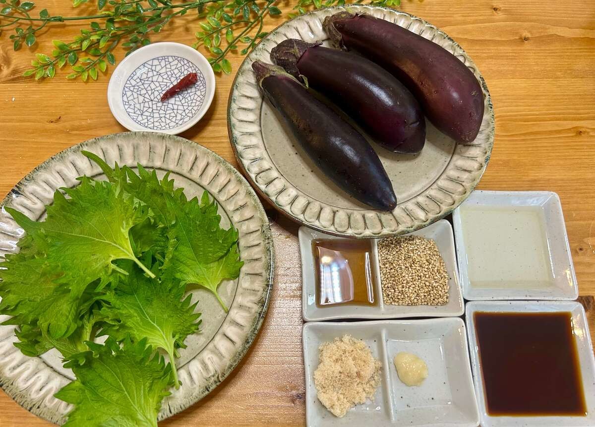 ナスのしそ浸し