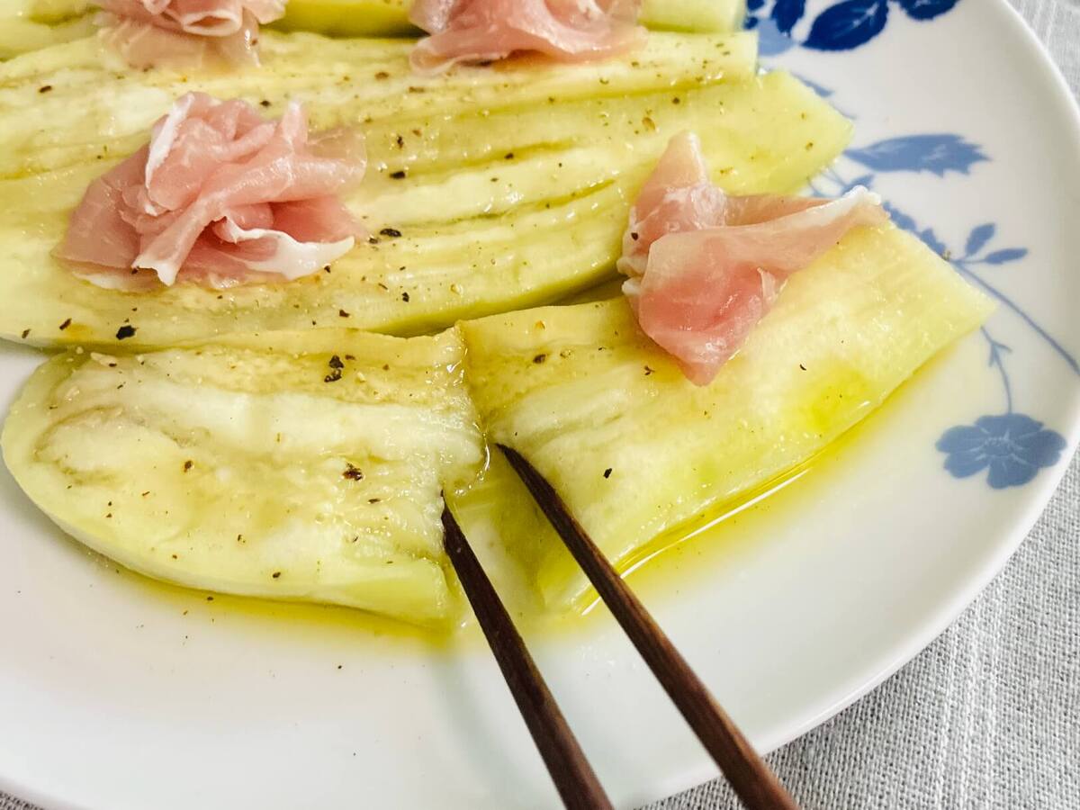 冷やし蒸しなす