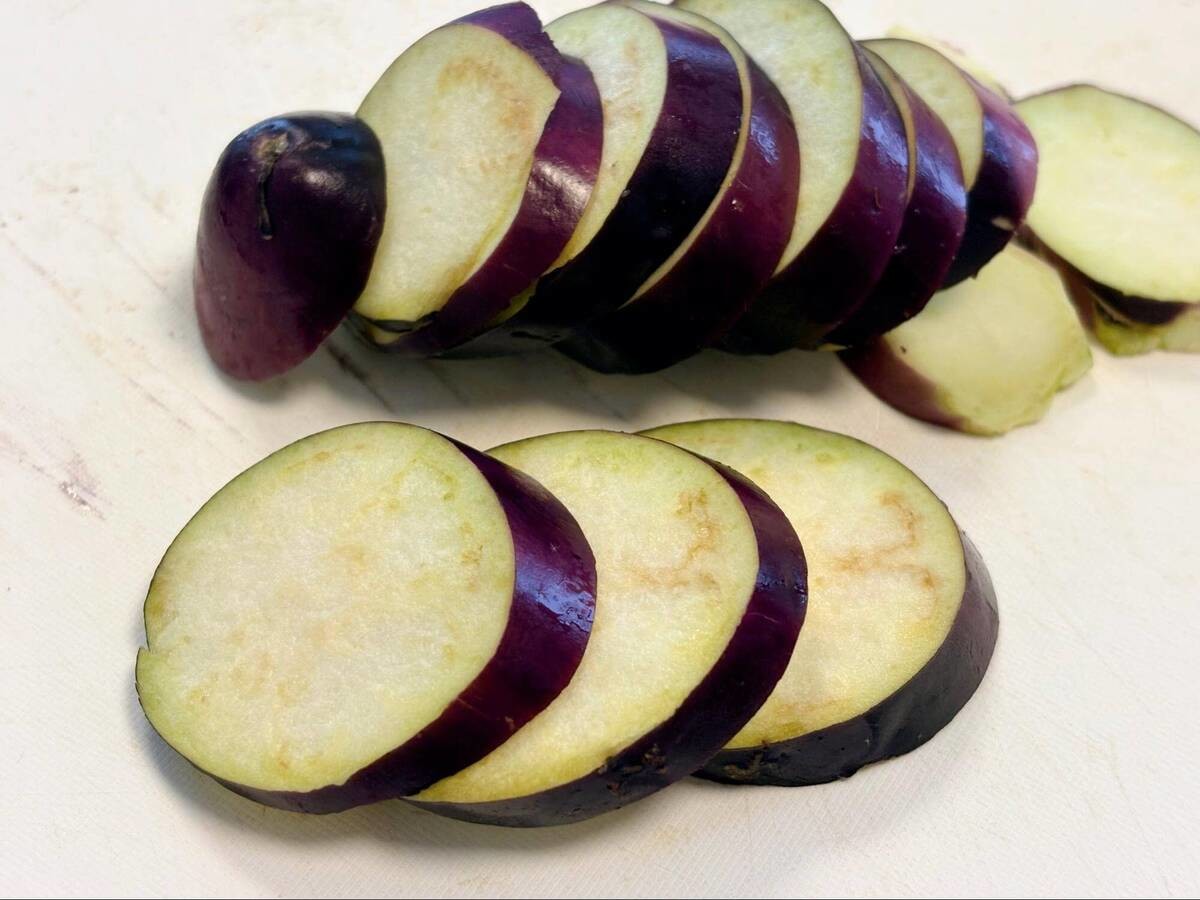 なすとギョーザのラザニア風チーズ焼き