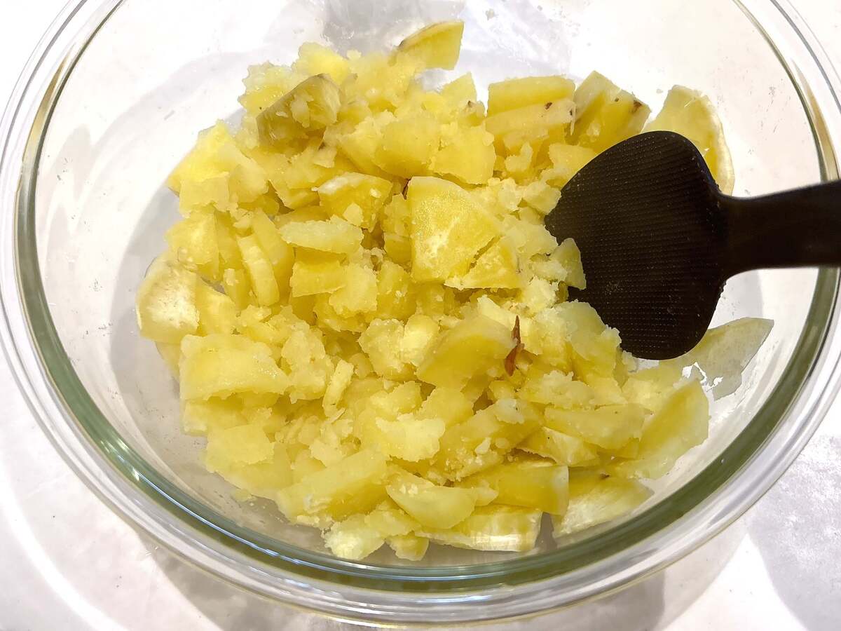 三木家流「さつまいもポテサラ」