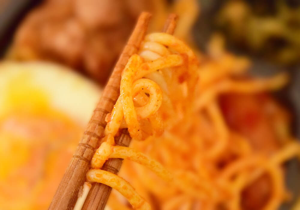 ほっともっと「W特製ナポリタン弁当（麺2倍）」と「BIGのりタル弁当（ナポリタン）」