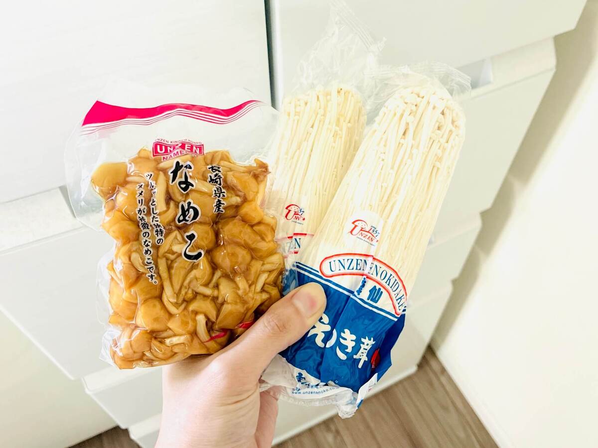えのきだけとなめこ