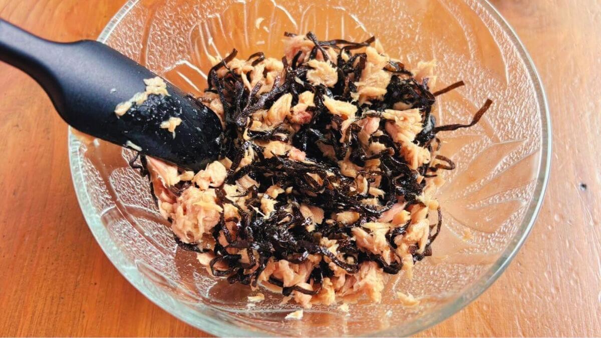 ツナ塩昆布パスタ