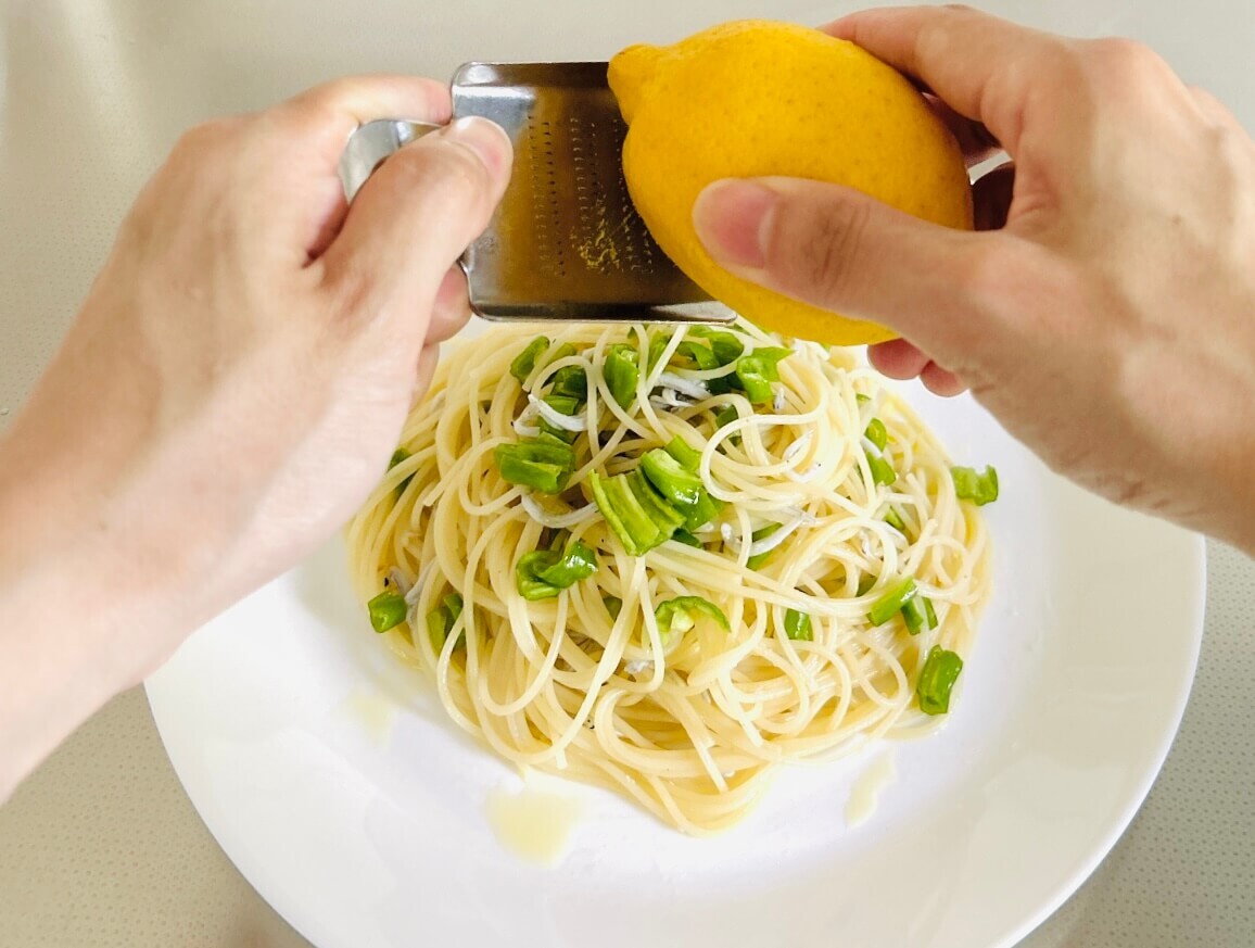 渡辺有子さん「ししとうとレモンの冷たいパスタ」
