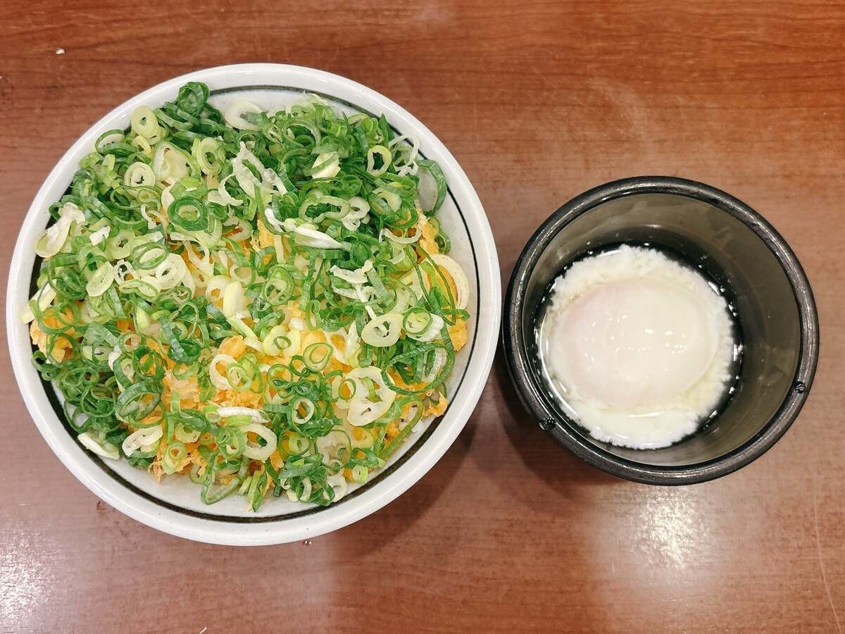 【丸亀製麺】天かす丼