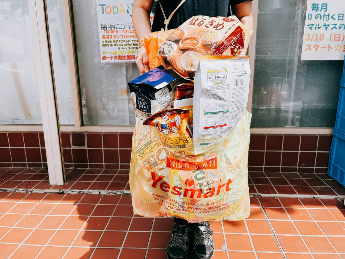 1,080円で80個詰めた！！幻の【マルヤス詰め放題】が話題！「袋