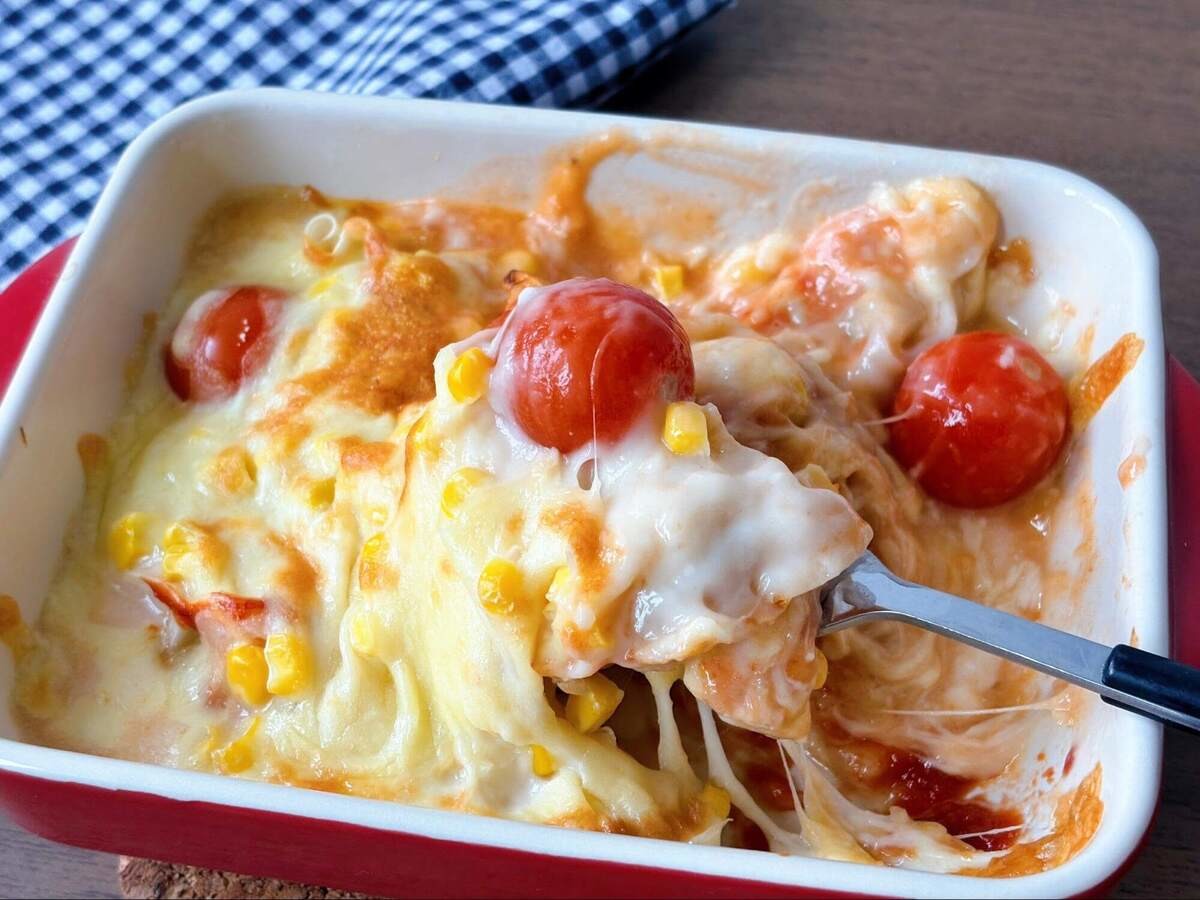 大阪王将公式「ギョウザニアアレンジ コーン」のレシピ