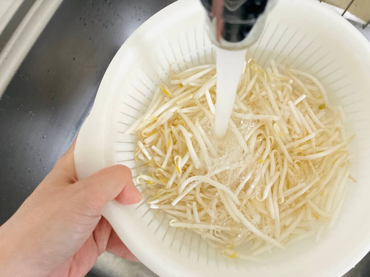 もやし×豆苗の洋風サラダ