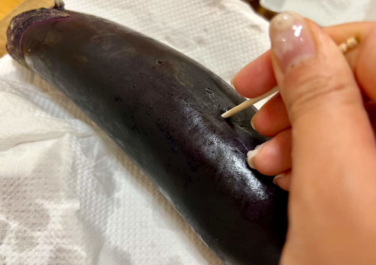なすとトマトの和風マリネ