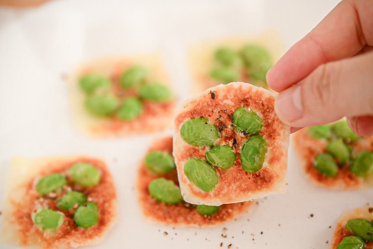 枝豆チーズせんべい