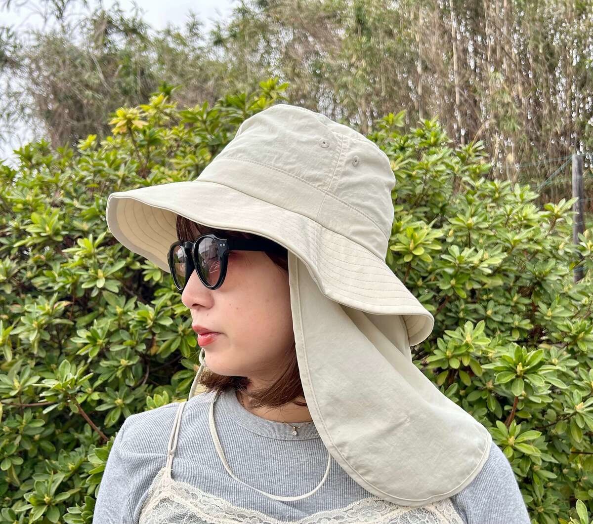 UVカットポケッタブルシェードハット