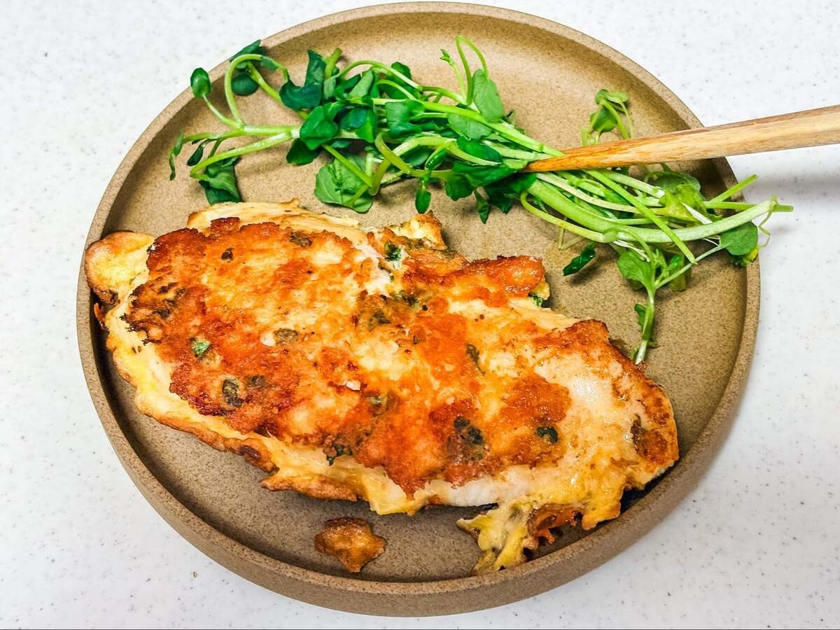 藤野嘉子さん「鶏むね肉のピカタ」