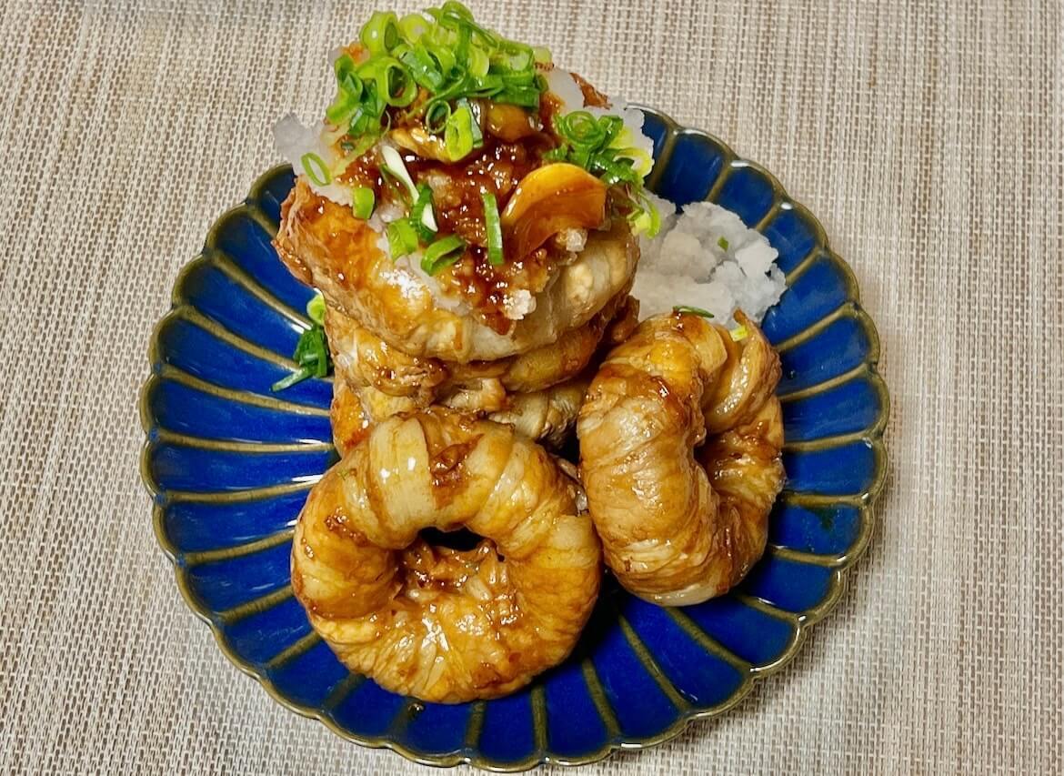 アキオさん「豚巻き大根の塔」