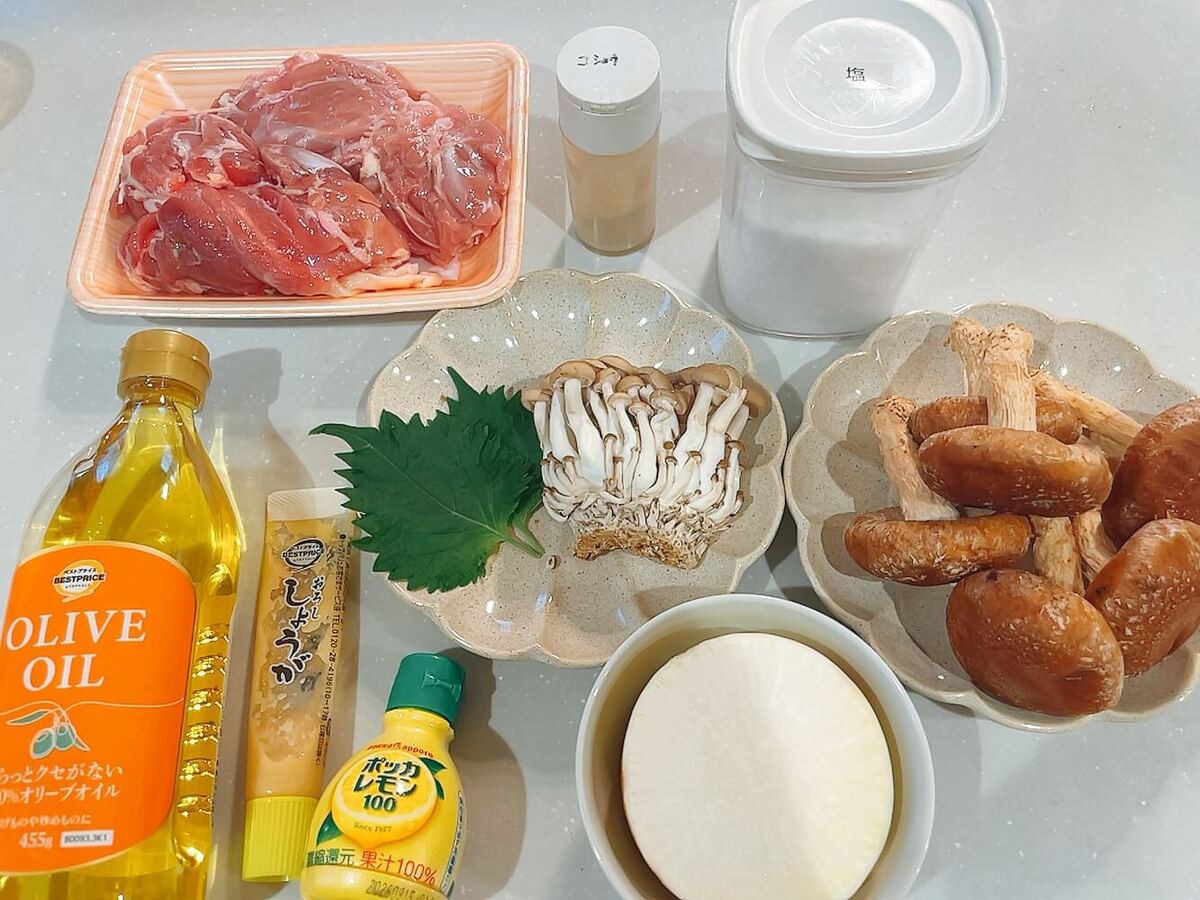 鶏の洋風おろしソース