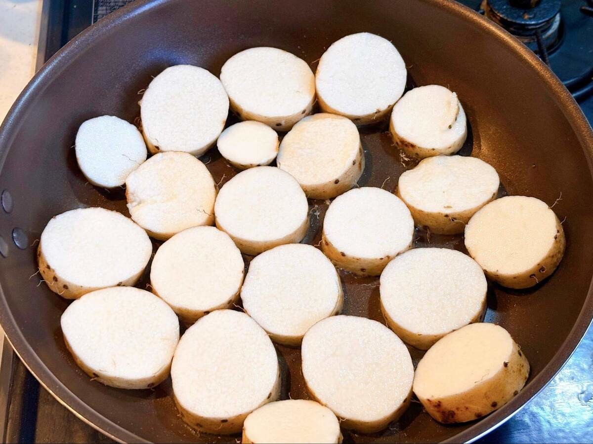 至高の長芋ステーキ