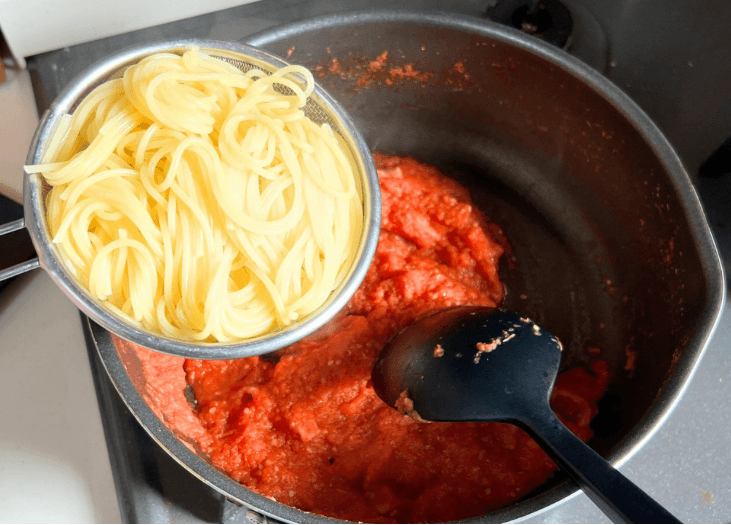 タモリさん「スパゲティトマトソース」のレシピ