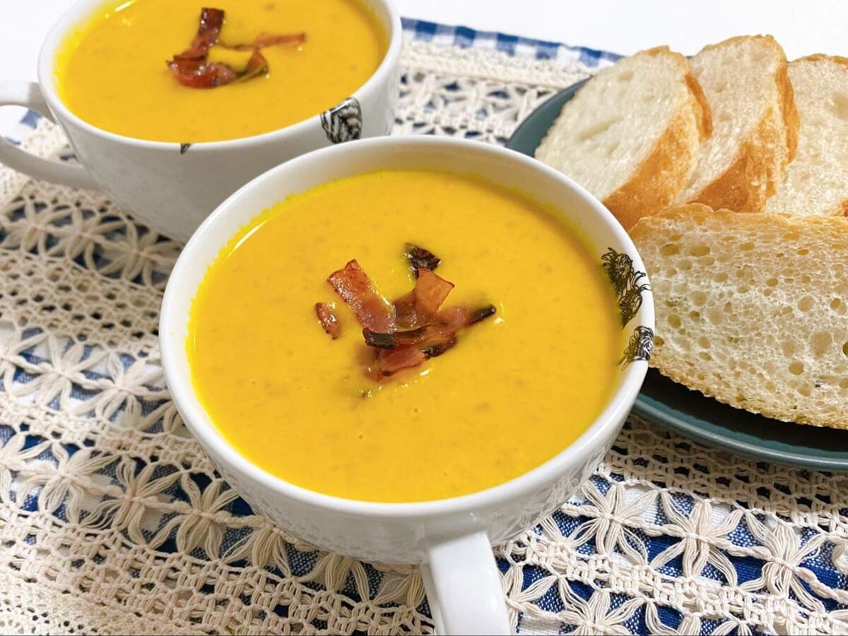 有賀薫さん「かぼちゃのポタージュ」