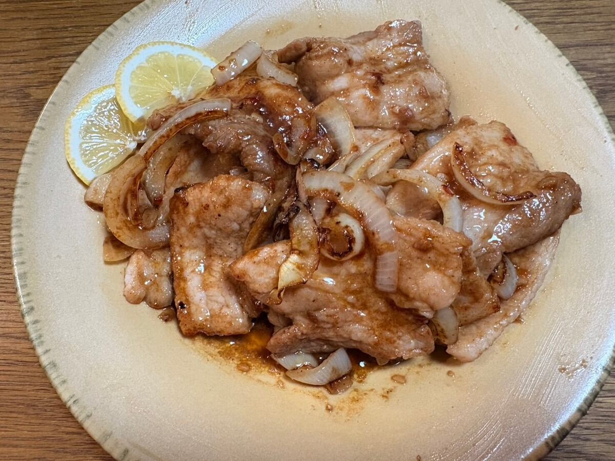 豚バラの中華風焼肉