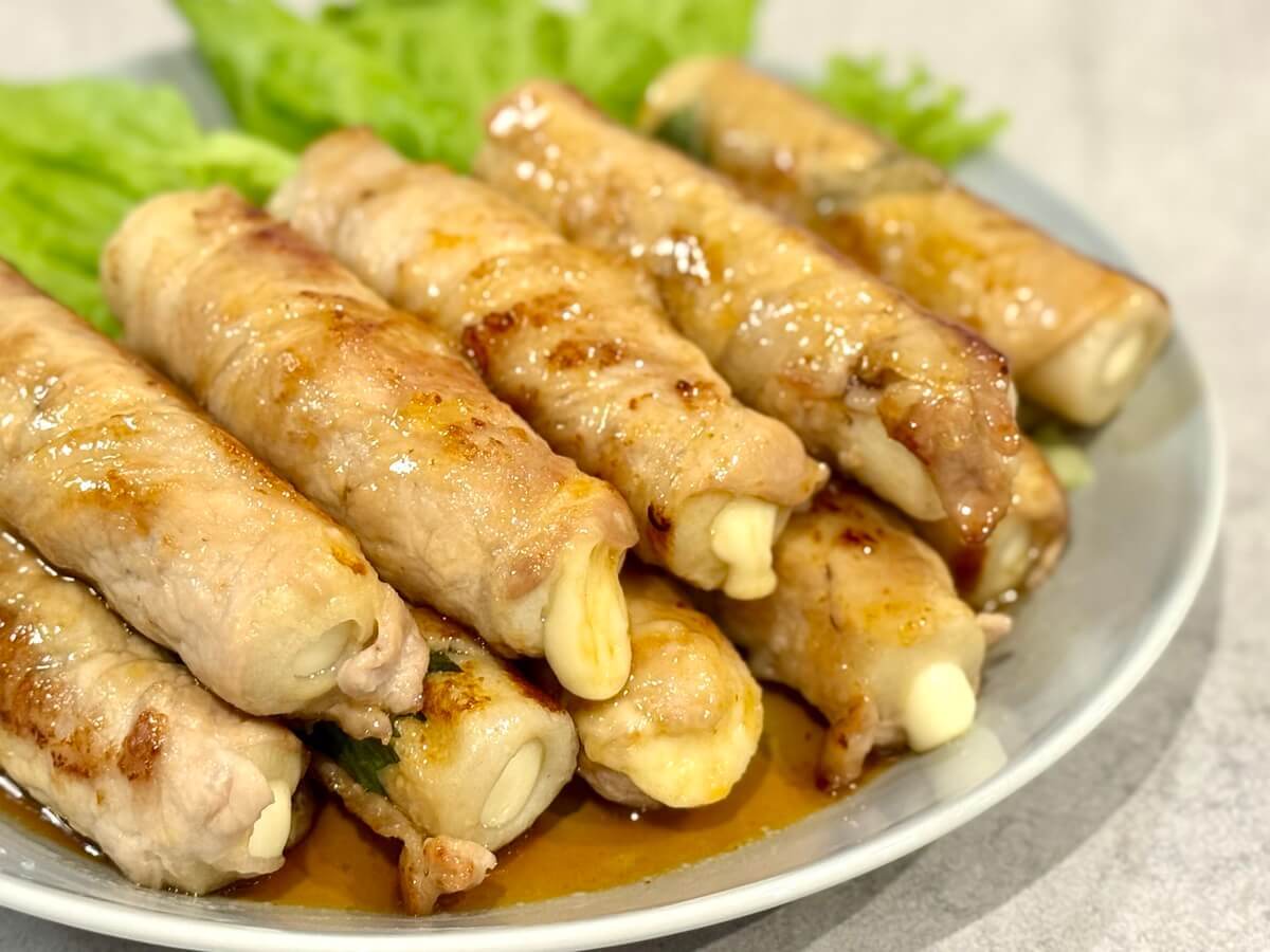 肉巻きチーちくわ