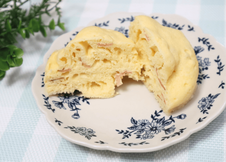 森永製菓公式「ハムのマグカップケーキ」のレシピ