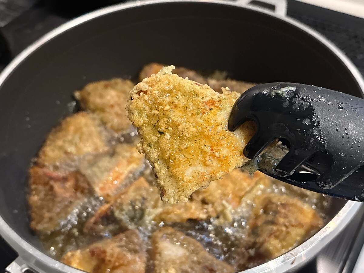 冷凍子ママさん「冷凍サバの竜田揚げ」