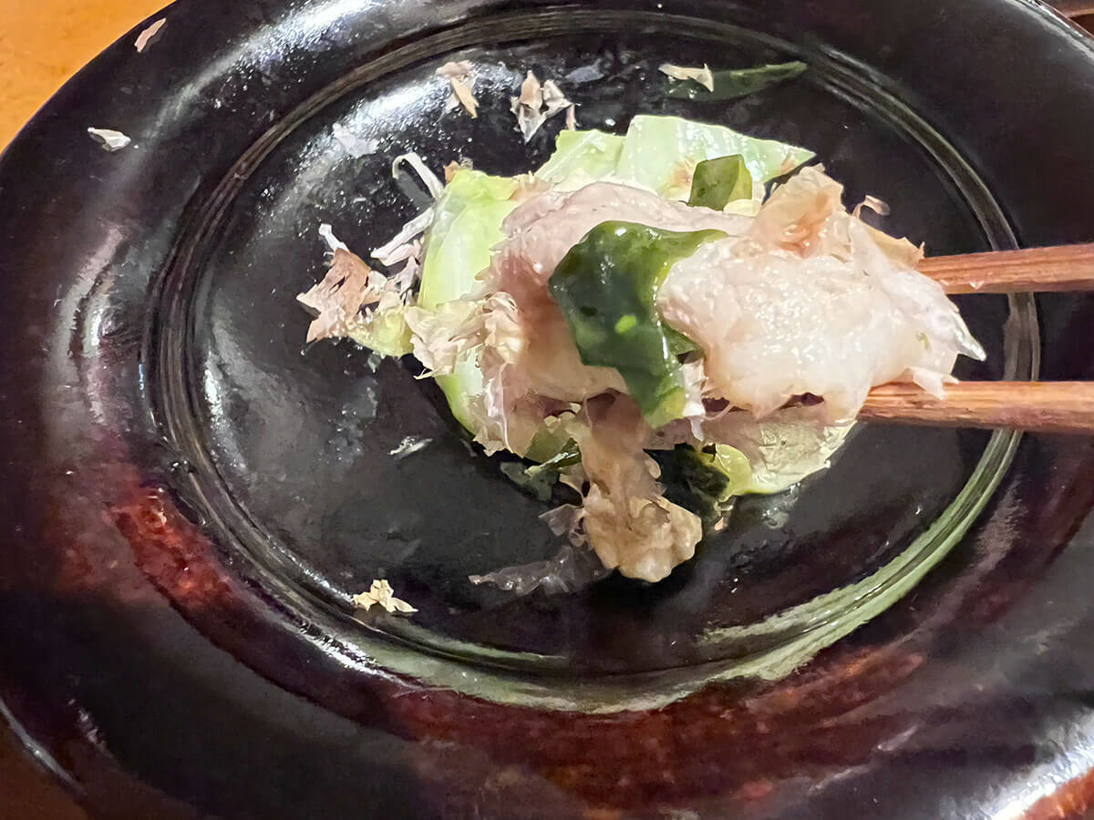 和田明日香さん「豚わかめチャンプルー」