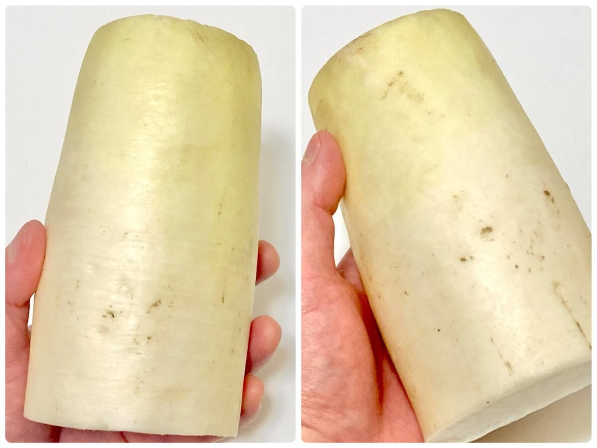 ぶよぶよ・シワシワ大根は、条件付きで食べられます
