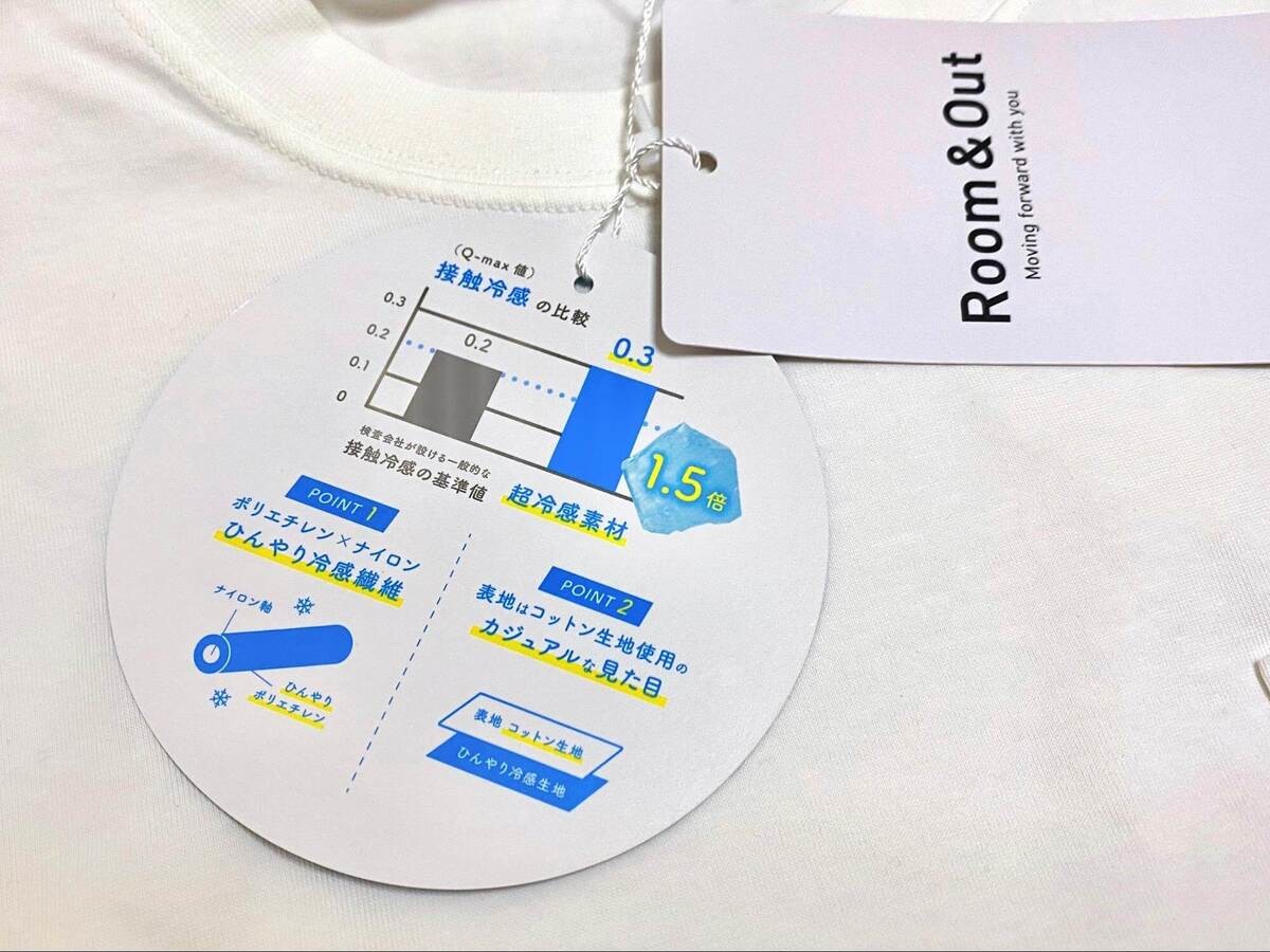 特殊なひんやり素材を使ったトライアルのTシャツ