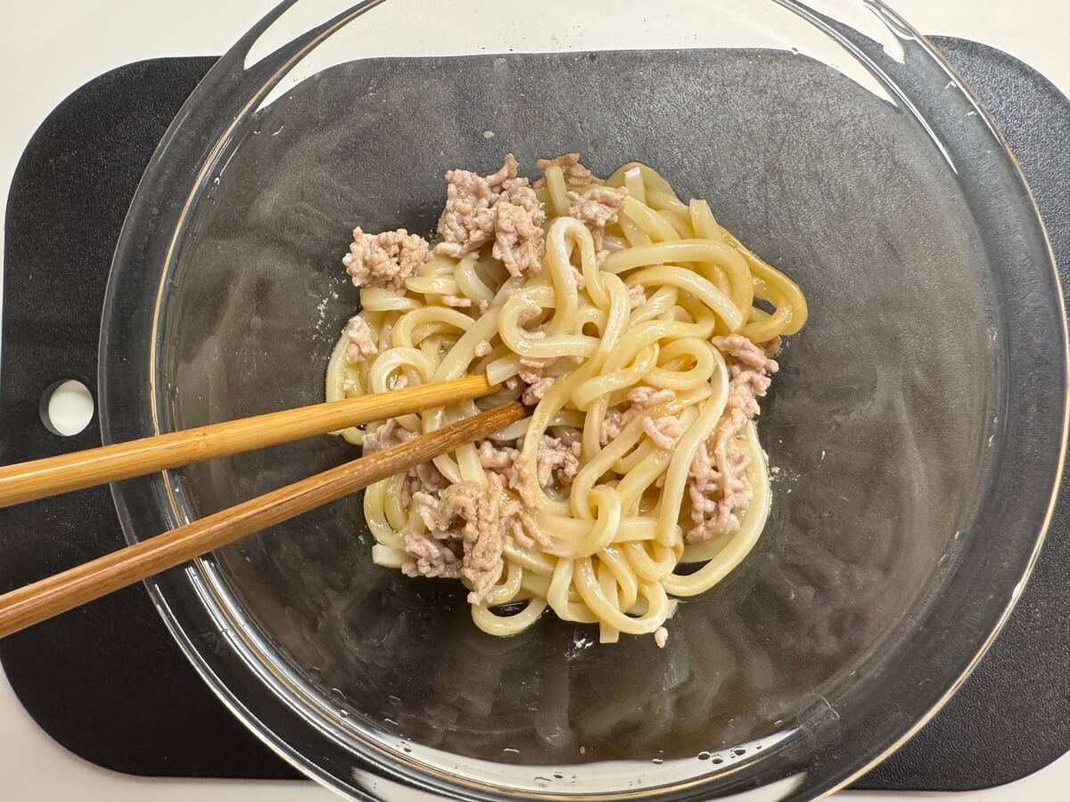 台湾まぜそば風うどん