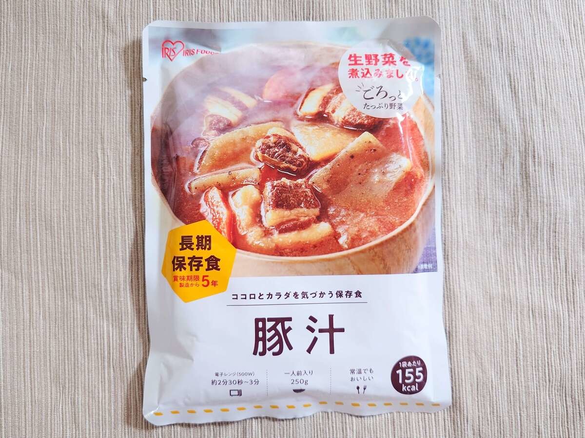 アイリスフーズ「具だくさん防災食備蓄用セット7袋入」開封してみた