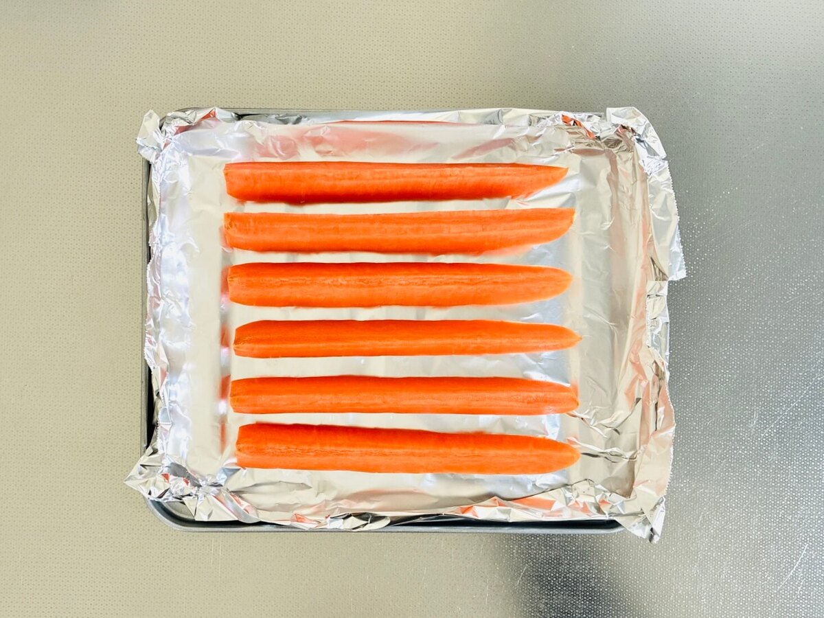 にんじんのトースター焼き