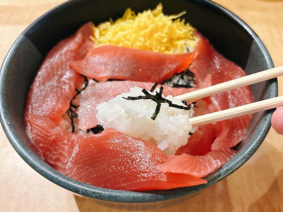 鉄火丼の正しい食べ方