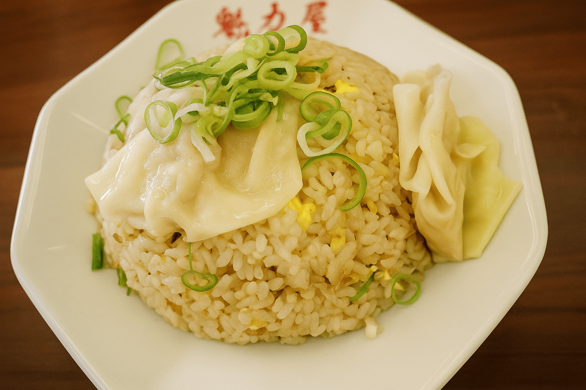 魁力屋「魚貝香る旨塩九条ねぎ雲吞麺」実食レポ