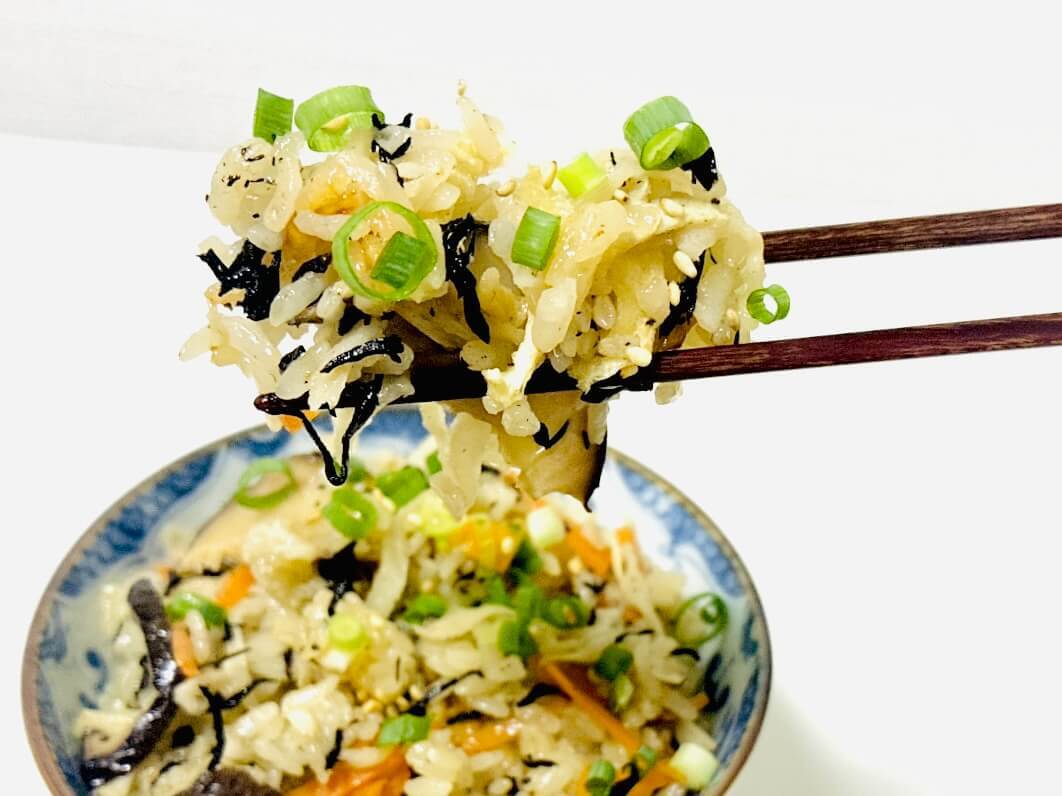 「切り干し大根の炊き込みご飯」