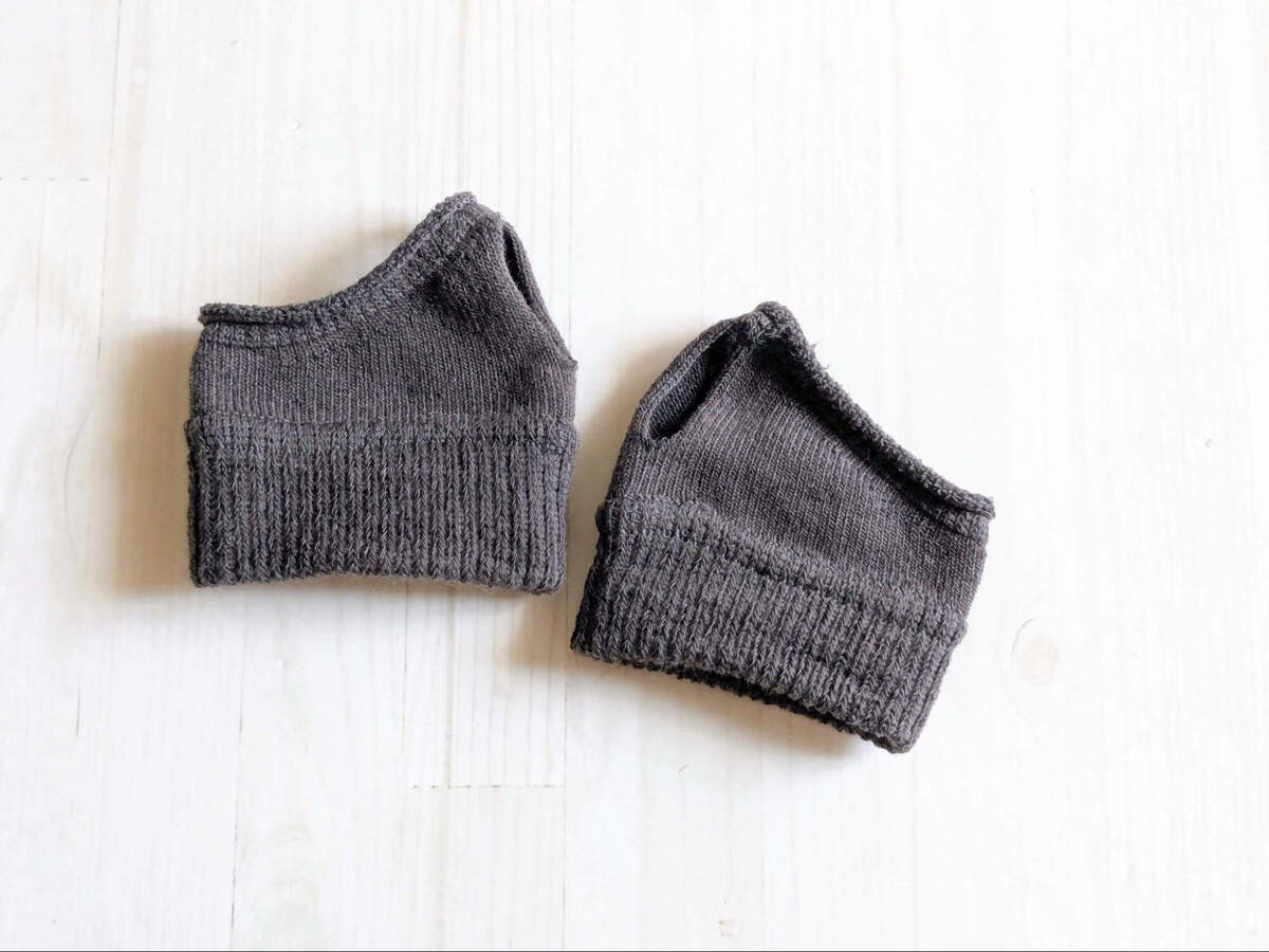 無印良品「さらっと綿　トング型　パーツソックス」