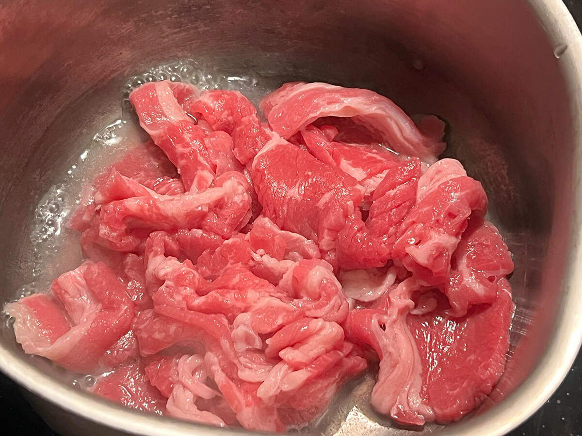 林亮平さん「いりこだしの肉うどん」