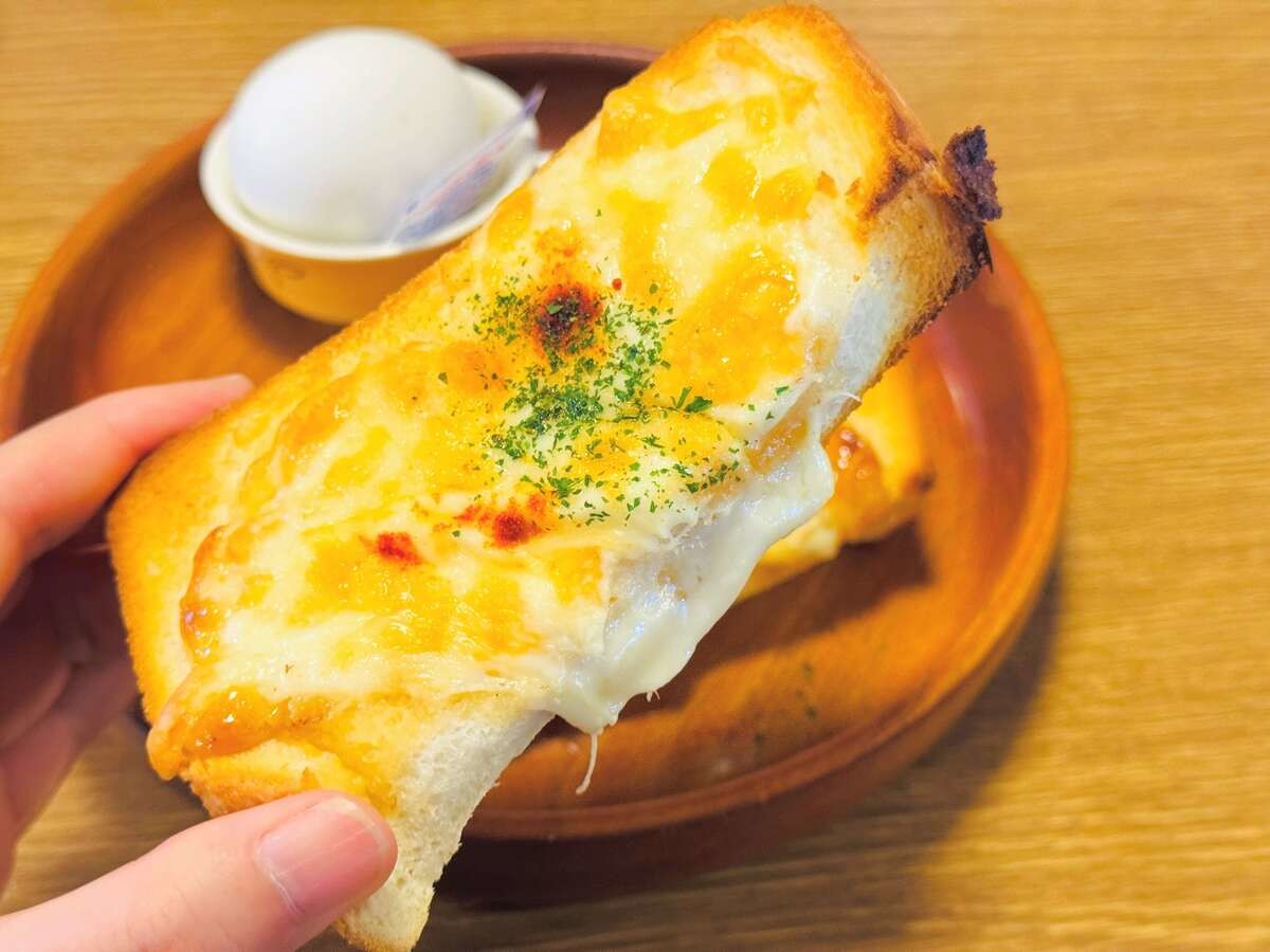 びっくりドンキーモーニング「チーズトーストセット」