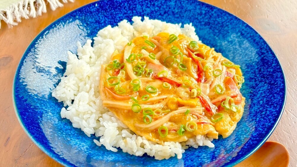 「簡単カニ玉風」