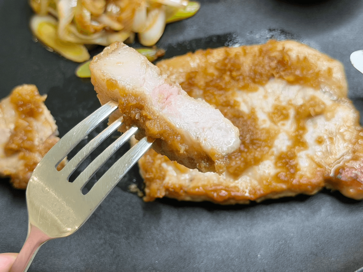 GACKTさん「生姜焼き風ポークステーキ」