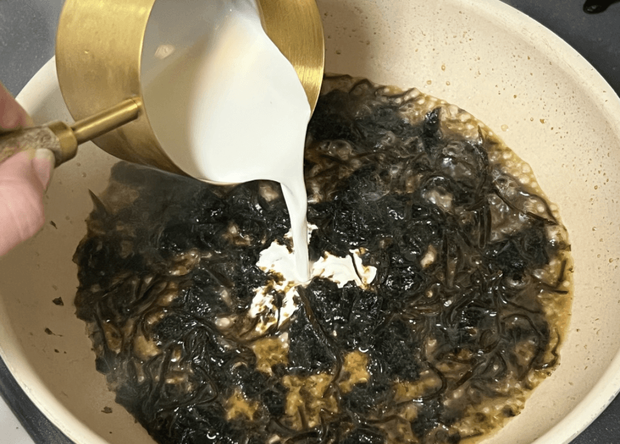 夏見奈央子さん「納豆と海苔のパスタ」