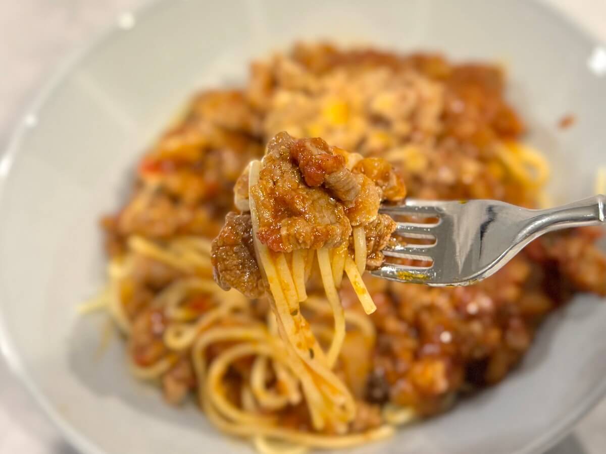 木村拓哉さん「木村拓哉ミートソースパスタ」