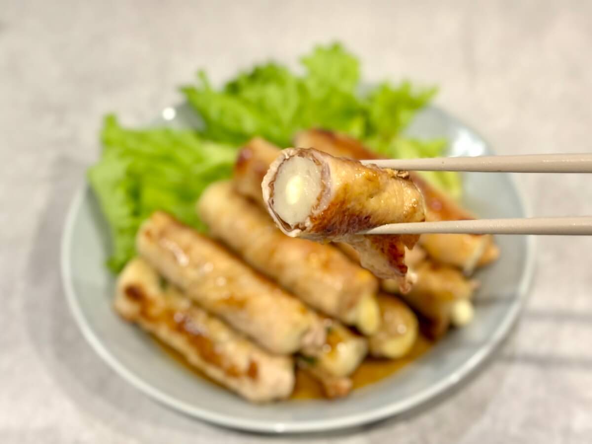 肉巻きチーちくわ