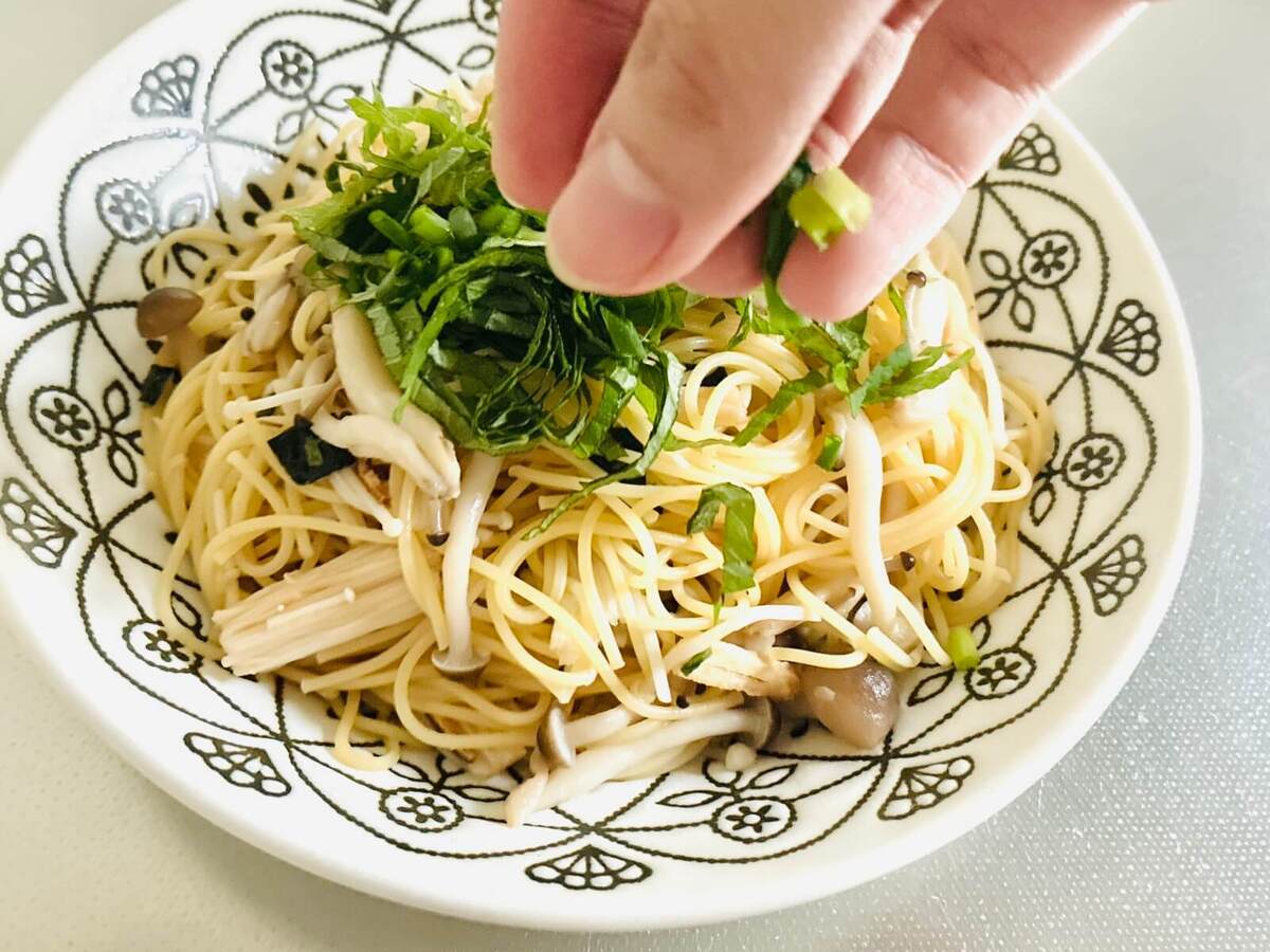 ヒロミさん「きのこパスタ」のレシピ