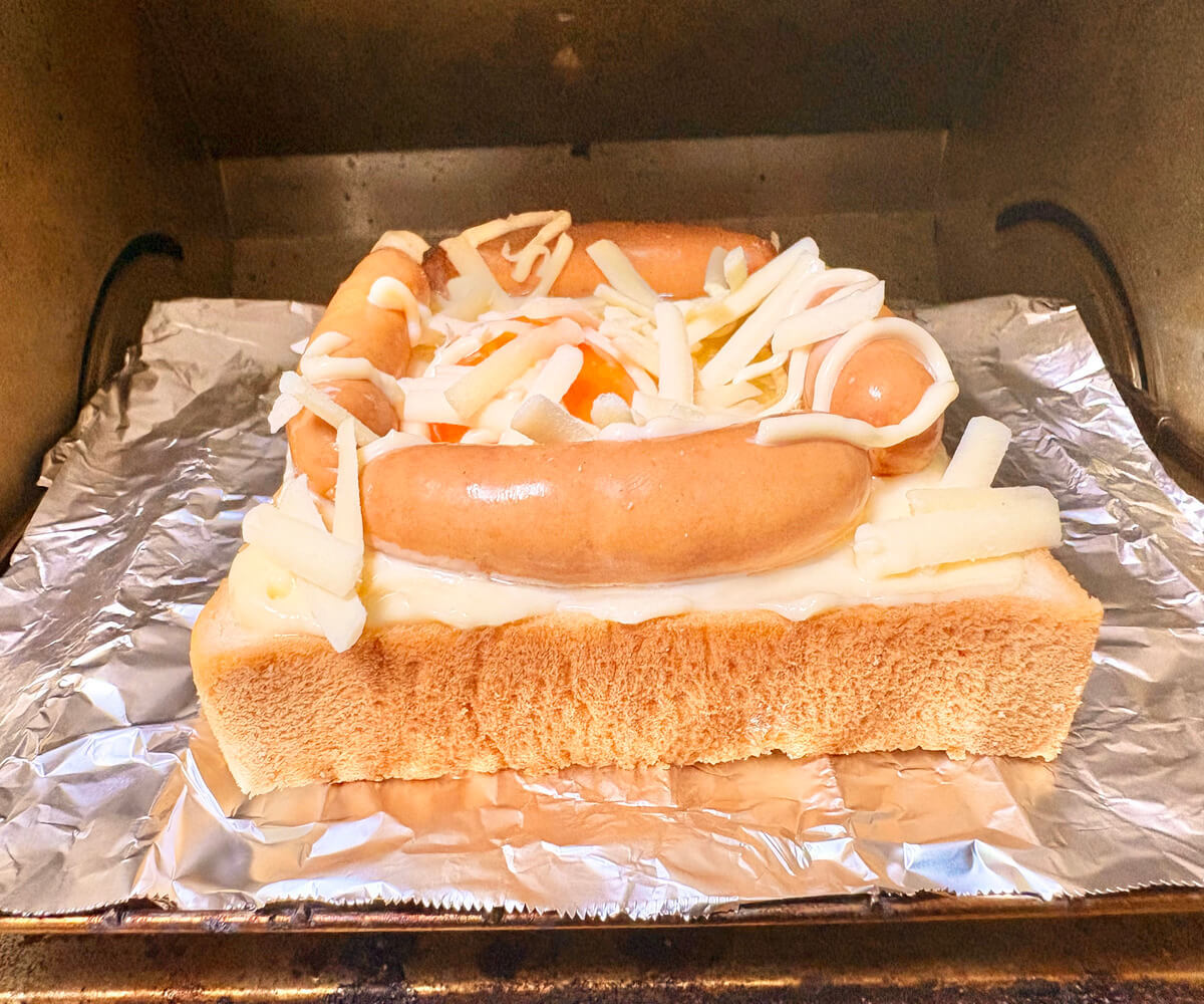 ウインナー×マヨ×チーズ