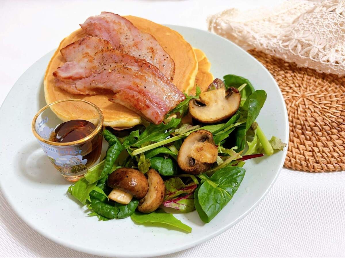 ホットケーキをふっくらさせる裏技