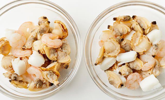 シーフードミックスの解凍方法は「塩水」が正解！