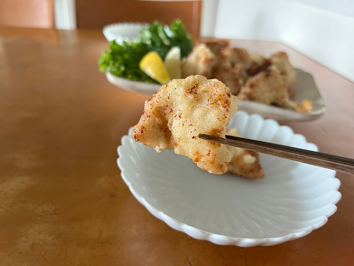 キッコーマン「サクサク鶏天･とり天【鶏むね肉を簡単な衣で】」のレシピ